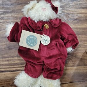 Boyd Cat in Red Velvet Outfit - Plush Toy